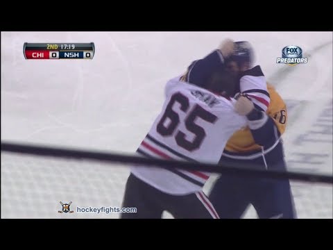 Andrew Shaw vs Richard Clune Feb 10, 2013