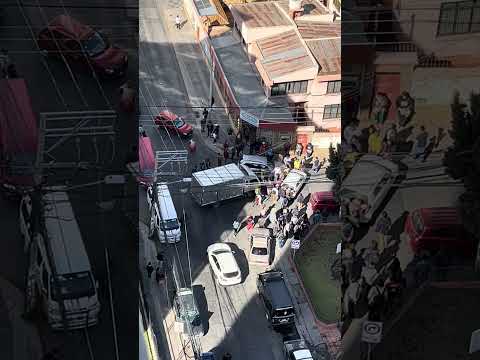Blockades in Calacoto, La Paz