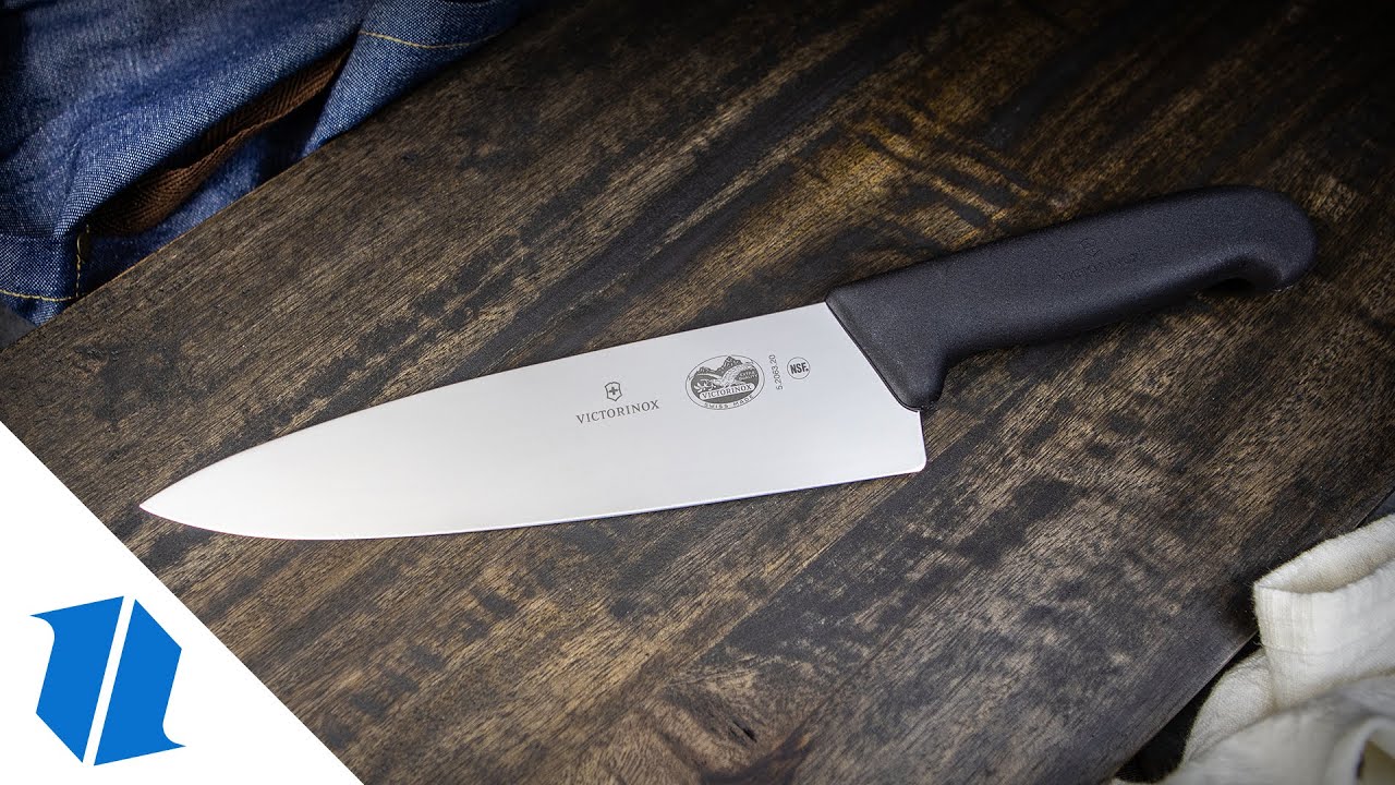 Victorinox Cutlery 8" Chef's Kitchen Knife w/ Black Fibrox Handle ...