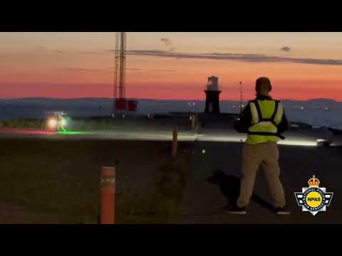 BVLOS Trials – NPAS Drone Prepares for Night Flight Over Severn Estuary