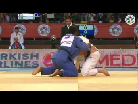 Judo Grand-Prix Samsun 2013: Kirill VOPROSOV (RUS) - Guillaume ELMONT (NED) Semi Final [-90kg]