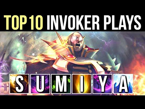 TOP 10 MOST EPIC INVOKER PLAYS by SumiYa Best Invoker Moments WTF Dota 2