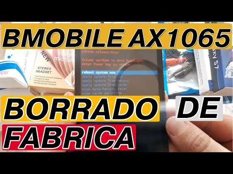 😬🥇 HARD RESET / Format / Restore / Bmobile ax1065. How to remove pattern.