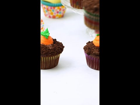 Bunny's Carrot Garden (Surprise Inside) Easter Cupcakes Recipe