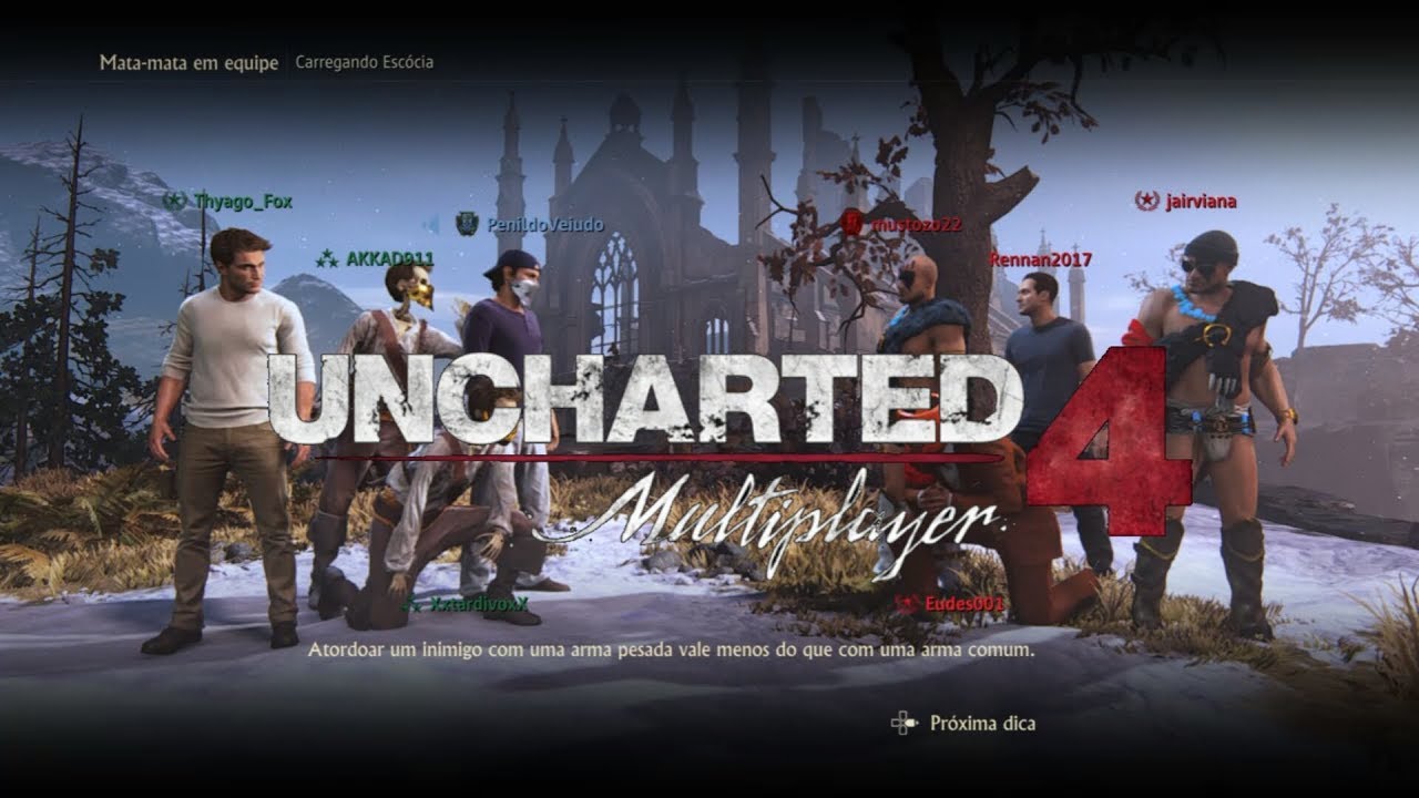 UNCHARTED 4™  MULTIPLAYER MATA MATA EM EQUIPE*