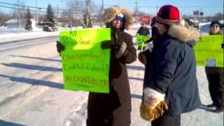 Solidarity Rally - Friends of Grand River ~ Idle No More ~ Save Muskrat Falls, Labrador