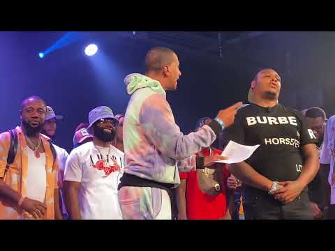 HOLLOW DA DON PULLS OUT PAPERWORK ON NU JERZEY TWORK IN THEIR SUMMER MADNESS 13 BATTLE!!!