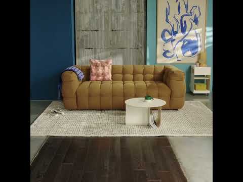 Video Bolly - Canap&eacute; droit 3 places en tissu