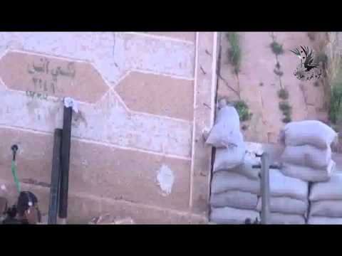 استهداف حاجز السكة من قبل لواء تحرير حوران في درعا المحطة