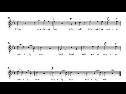 Chor der Priester - Zauberflöte - Tenor 1