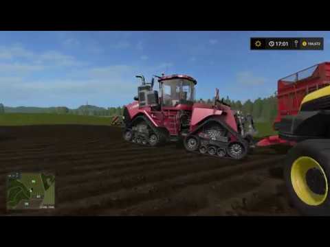 Farming sim 17 creating a huge field for multiplayer.