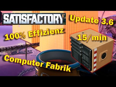 Satisfactory [Layout Guide] #34 - Computer Fabrik Layout in Update 3.6, mit Excel+CAD Planung