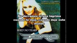 Doro Pesch feat Jean Beauvoir: Shed No Tears (Subtitulada en Español)
