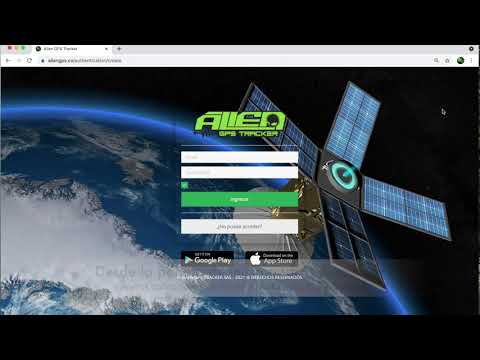  Alien GPS Tracker - Ingreso Plataforma Web