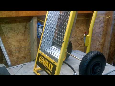 Dewalt radiant heater unboxing assembly and review
