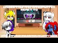 Undertale and Handplates React to || Sans, Papyrus and Gaster vs Betty Noire || Gacha Club (My AU)