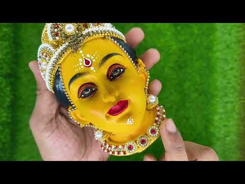 Navdurga Brahamacharini Mata Face Mukhavata video