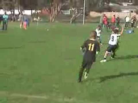 Fish Hoek Football Club U9. First goal vs Tramways (3-1)