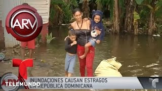 Intensas lluvias dejan muertos en Dominicana | Al Rojo Vivo