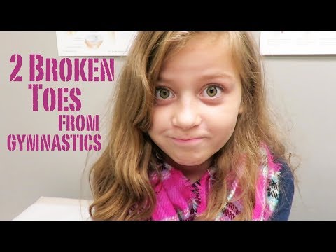 Two Broken Toes From Gymnastics! | Crazy8Family