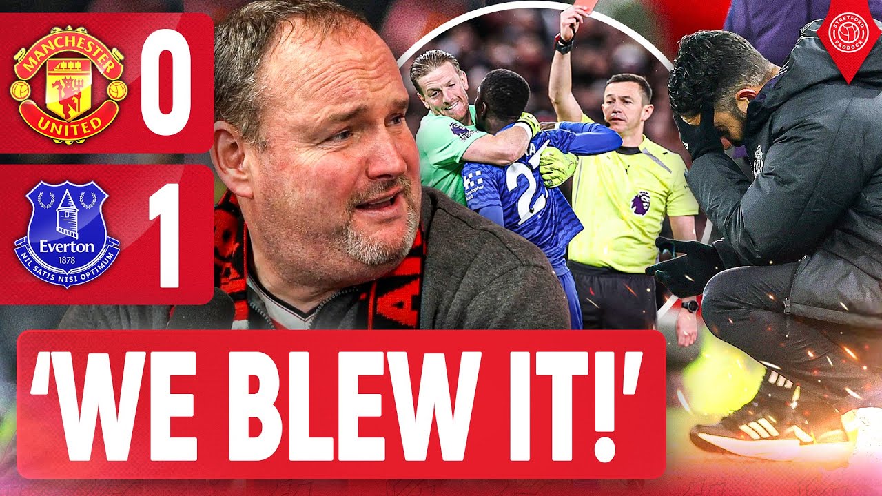 "FAIR PLAY, MOYSEY!" | Andy Tate REACTS! | Manchester United 0-1 Everton