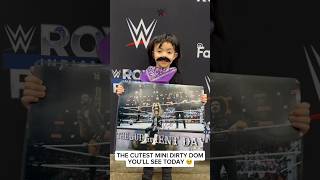 Dominik Mysterio meets Mini Dirty Dom cutest fan ever 🥹🖤💜🫶🏾