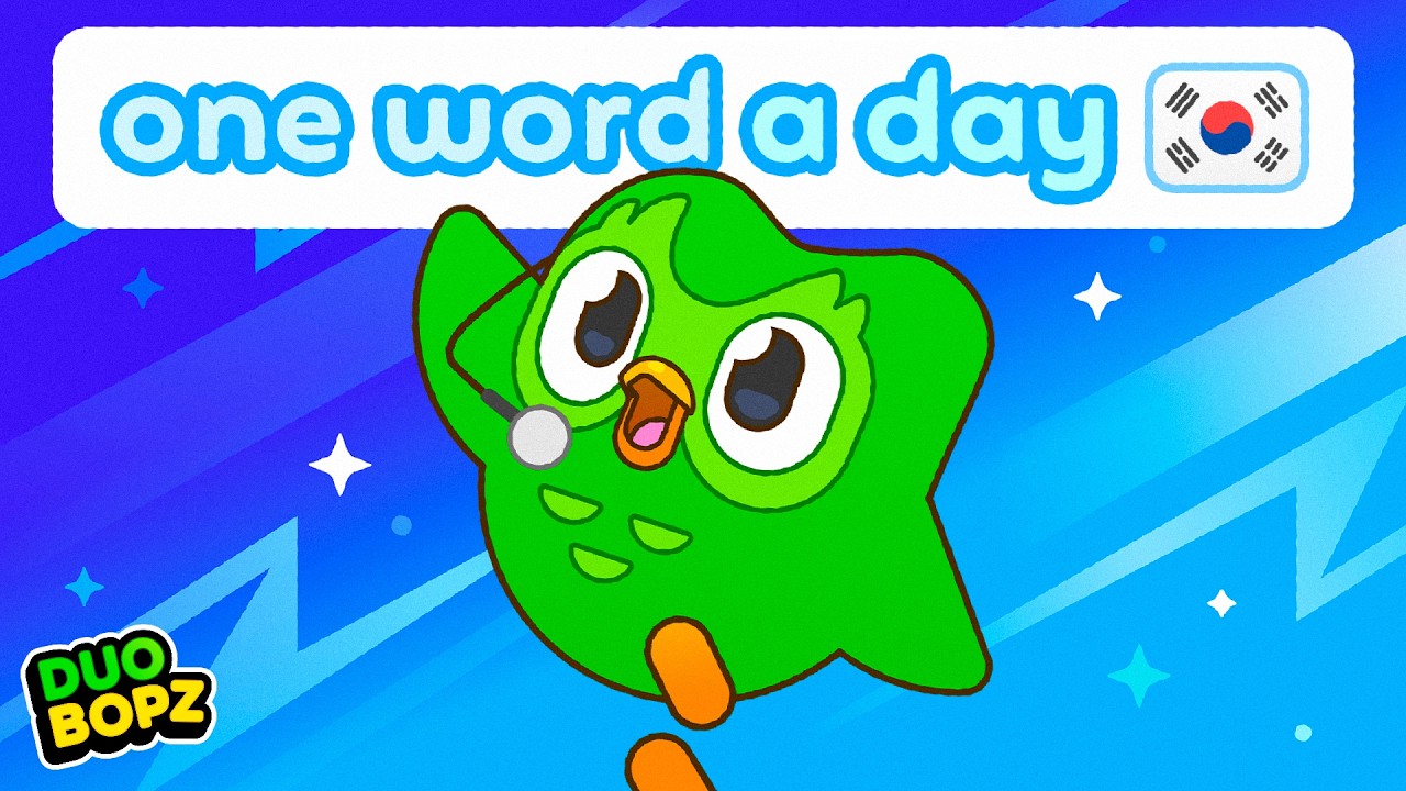 One Word a Day (Full Song) | Learn Korean with Duolingo! | Duo Bopz Vol. 1