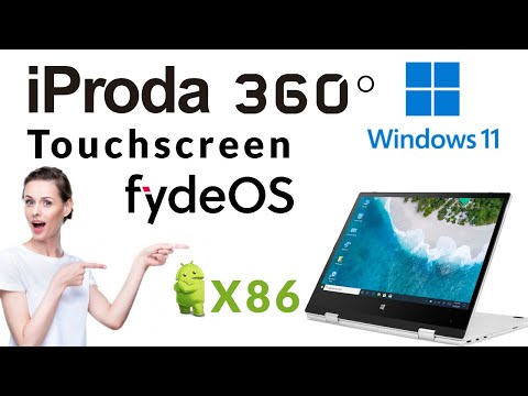 iProda  11.6" Win 11 360° Touchscreen Notebook  - FydeOS / Android X86