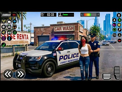 🚓Police Car Chase Simulator 3D - Real City Cop Pursuit Gameplay (Android)