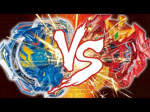 BATALHA BEYBLADE BURST!! Valkyrie Wing Accel VS Xcalibur Force Xtreme - ベイブレードバースト
