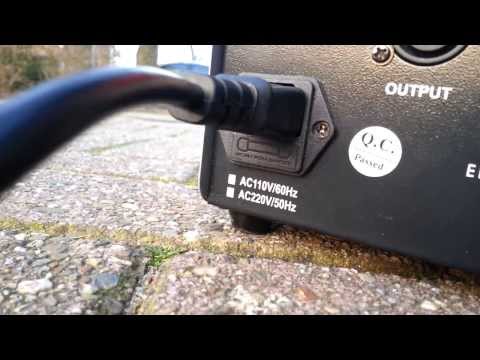 Ayra WSM01 900 watt DMX fogmachine Dutch Review