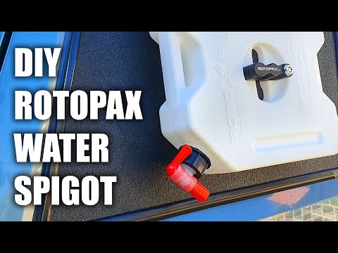 Rotopax DIY Water Spigot