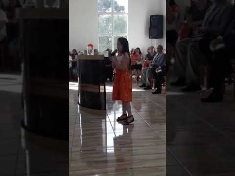Assembleia de Deus de Fontoura Xavier Rio grande do sul menina camily ❤️🙏