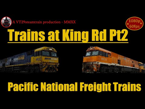 Pacific National NR class on intermodal trains at King Rd, Penfield | Trains at King Rd Crossing Pt2