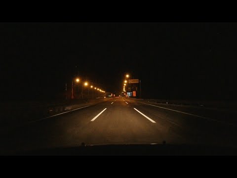 ASMR Highway Driving at Night (No Talking, No Music)