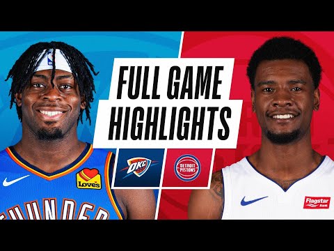 GAME RECAP: Pistons 110, Thunder 104