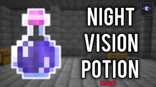 How to make Night Vision potion in Minecraft 1.18+ Bedrock/PE/Java