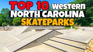 Top 10 North Carolina Skateparks | WESTERN North Carolina Skateboarding 2021