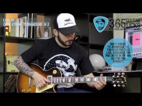 Lick 111/365 - Open String Turnaround in E | 365 Guitar Licks Project