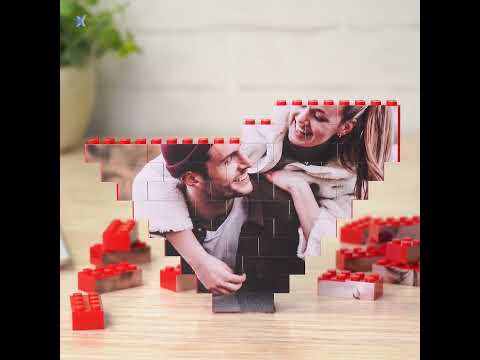 Puzzle Block Herz selbst gestalten Puzzle Block Herz selbst gestalten