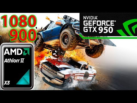 FlatOut 4 AMD Athlon ii x3 445 955 GTX 950 (1080,900)