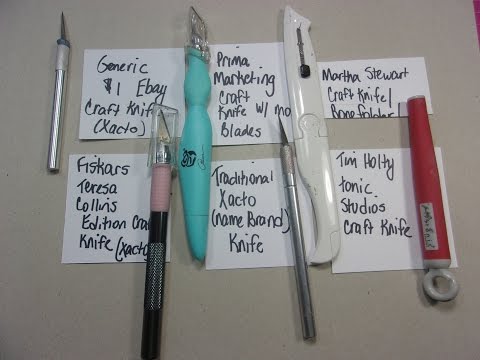 Let's Talk Craft Knives aka X-Acto Knives