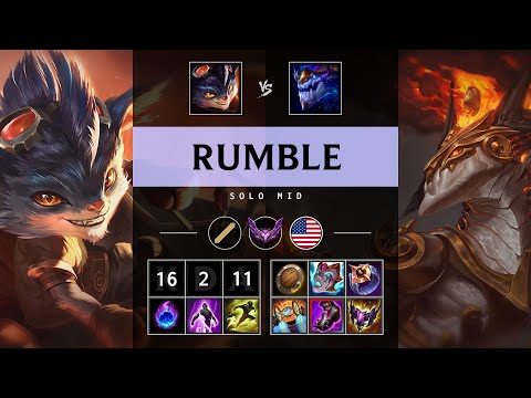 Rumble Mid vs Aurelion Sol - NA Master Patch 25.21
