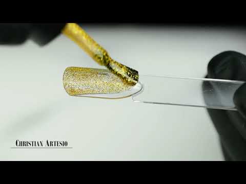 Ημιμόνιμο Βερνίκι Νυχιών Νο 101 Χρυσό Glitter 10ml – Christian Artesio