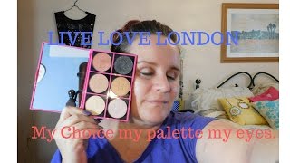 Make your own palette, first impressions on makeup obsession eye shadow and palette