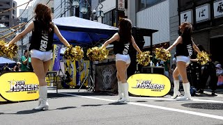 サンロッカーガールズによる元気ハツラツチアリーディング 代々木八幡商店会七夕フェスティバル①