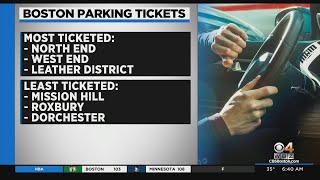 Parking Ticket Survey Shows Most And Least-Ticketed Boston Neighborhoods