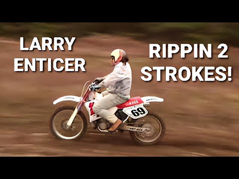 Larry Enticer Ripping his Yamaha YZ250 Dirtbike!