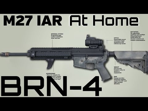 M27 IAR at Home - Brownell's BRN-4 (HK 416 Clone)