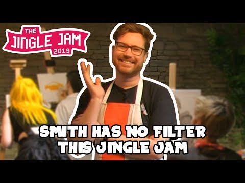 Hat Films & Bouphe Painting Stream but only the funny bits - Jingle Jam 2019